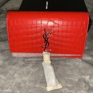 ***SOLD***Kate Small With Tassel Crocodile Leather